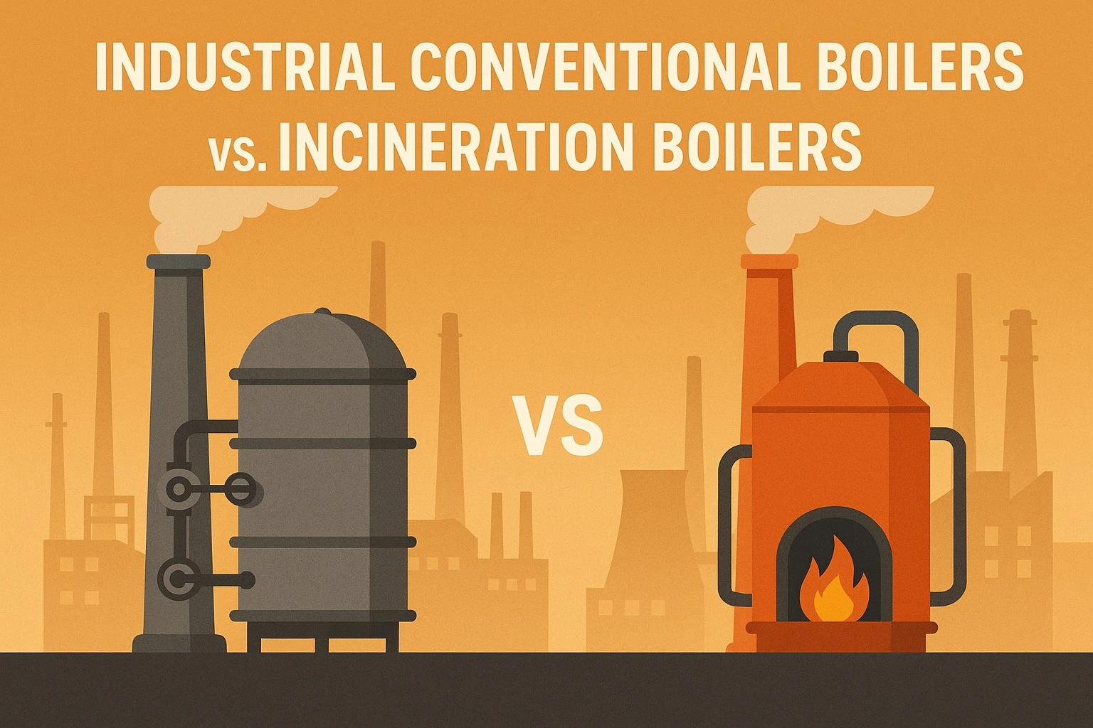 Industrial Conventional Boilers vs. Incineration Boilers – A Technical Guide with Real-World Results