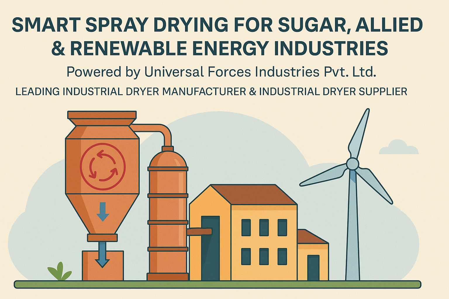 Smart Spray Drying for Sugar, Allied & Renewable Energy Industries