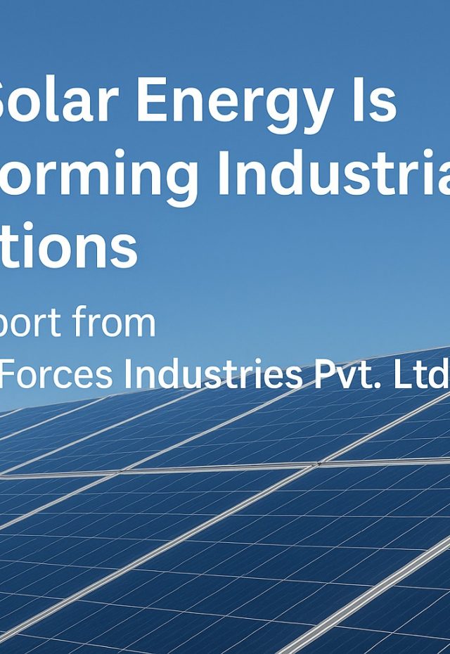 How Solar Energy Is Transforming Industrial Operations